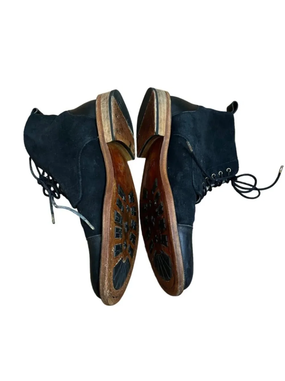 TAFT Cap Toe Suede Ankle Boots Shoes Mens EUR 43 US 10